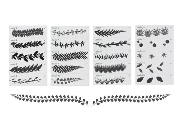 Evaluating the Practical Value of Cute Leaves Stamps Brushes for Procreate