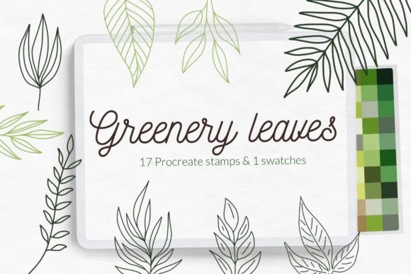 Greenery Leaves Stamps Brushes: Elevating Your Digital Botanical Art