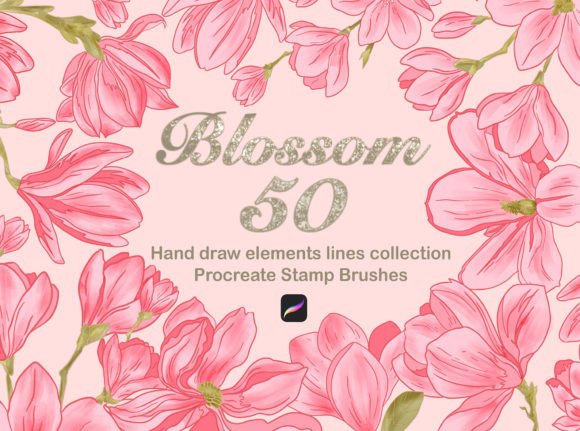 Magnolia Procreate Stamps Brushes Guide