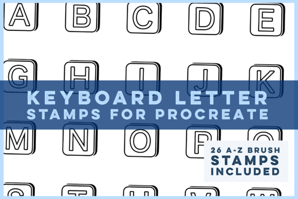 Master Procreate with Keyboard Letter Stamps