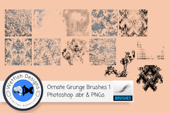 Mastering Texture: A Guide to 12 High Resolution Ornate Grunge Brushes for Digital Design