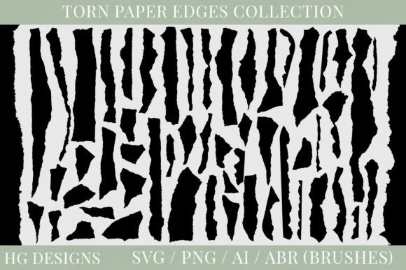 Strategic Visual Communication with Torn Paper Edges Brushes and More
