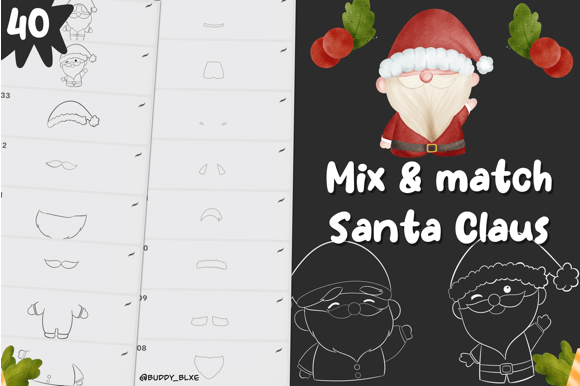 Unlocking Holiday Creativity with Santa Claus Creation Brushes Stamp